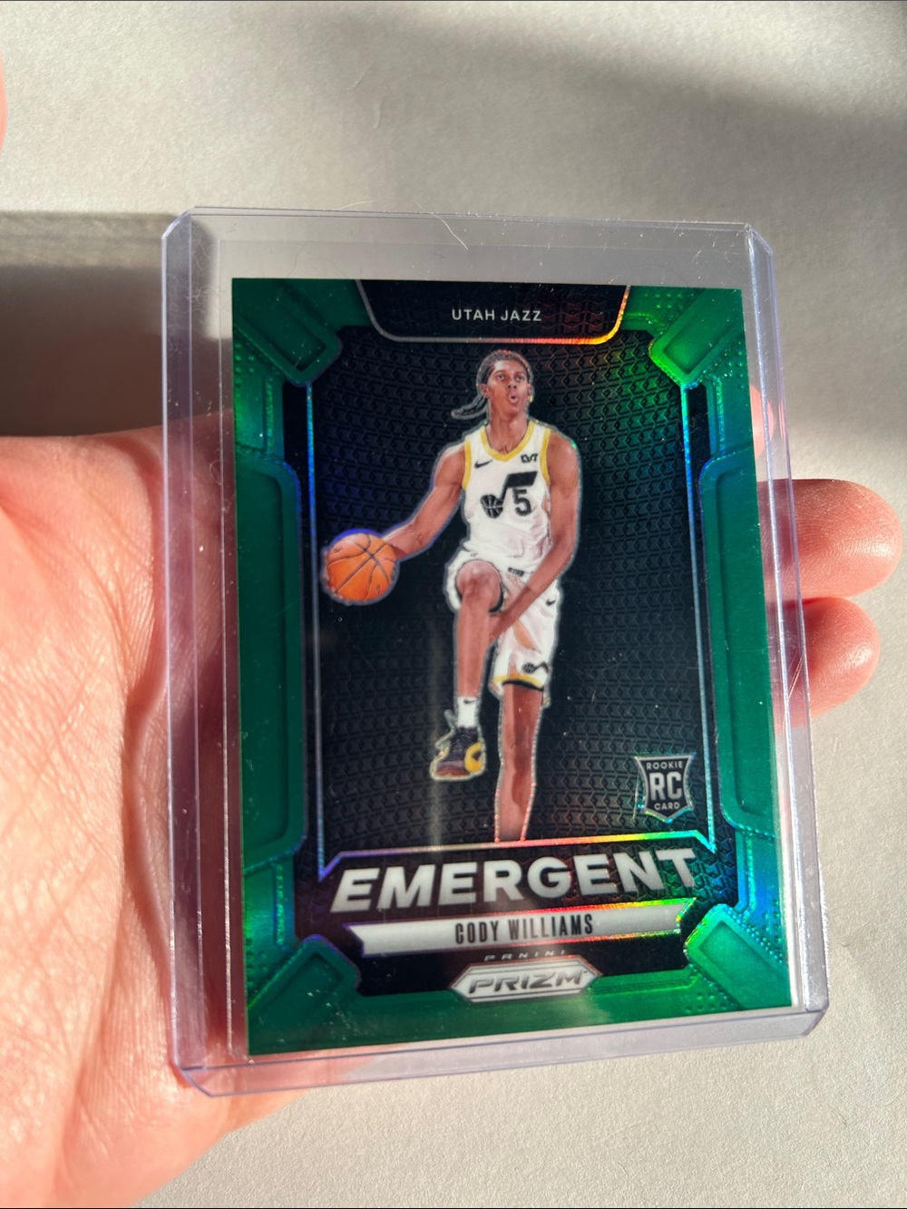 Emergent Cody Williams Rookie Card - Green